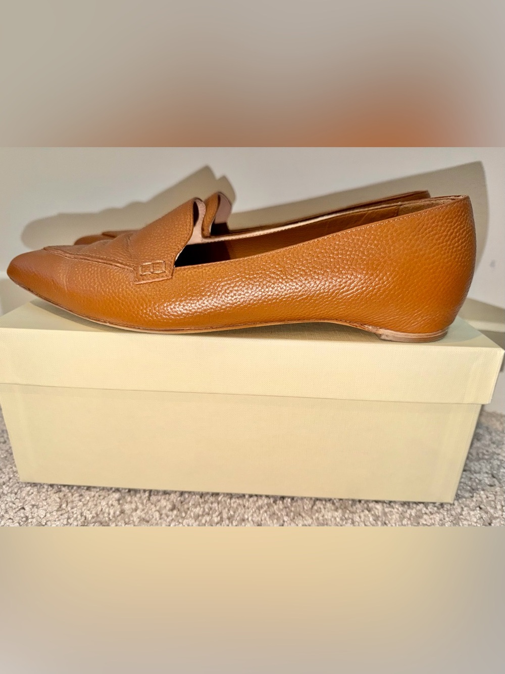 M. GEMI “The Gia” in Tan Tumbled Leather, W10 - Picture 4 of 16